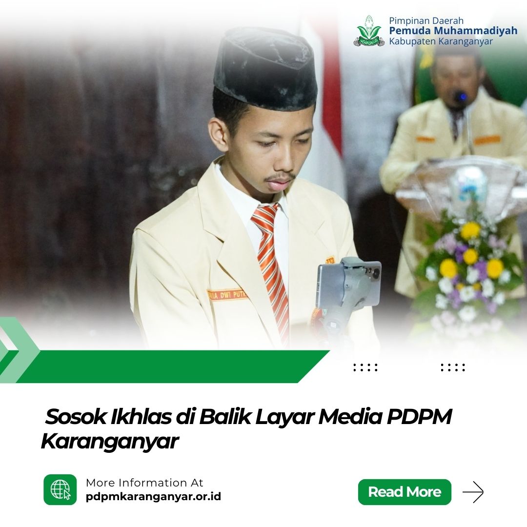  Sosok Ikhlas di Balik Layar Media PDPM Karanganyar